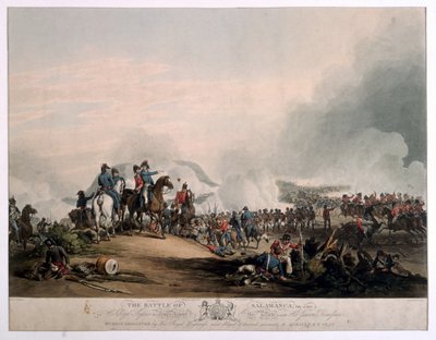 Battle of Salamanca, July 22 1812, Engraved by G. Lewis by John Augustus Atkinson